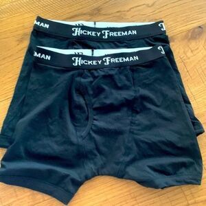 2 pack Hickey Freeman  boxers size S, black